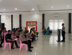 Polres Lingga Membentuk Karakter Polisi yang Lebih Humanis Melalui Kegiatan Binrohtal