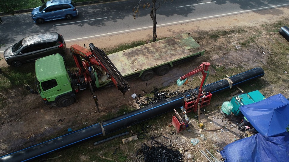 BP Batam Bangun Tower Air Hingga Pasang IPA Baru di Seiharapan (Foto : hms)