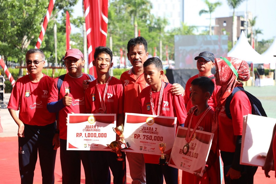 Jalin Sinergi, Kepala BP Batam Rayakan HUT Bhayangkara ke-77 (foto ; hms)