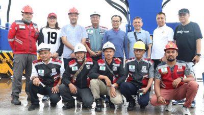 Dewan Pengawas BP Batam Tinjau Perkembangan Pelabuhan Batu Ampar, Pantau Kesiapan Penyesuaian Tarif Bongkar Muat (Foto : hms)