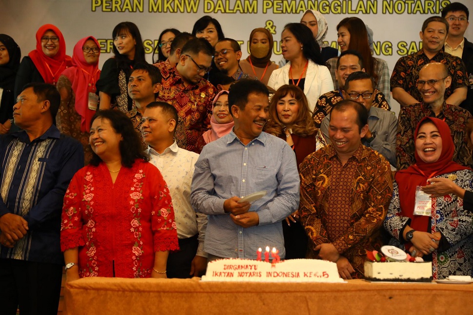 Kepala BP Batam, Muhammad Rudi, menghadiri perayaan Hari Ulang Tahun (HUT) Ikatan Notaris Indonesia (INI) ke-115 (Foto : hms)