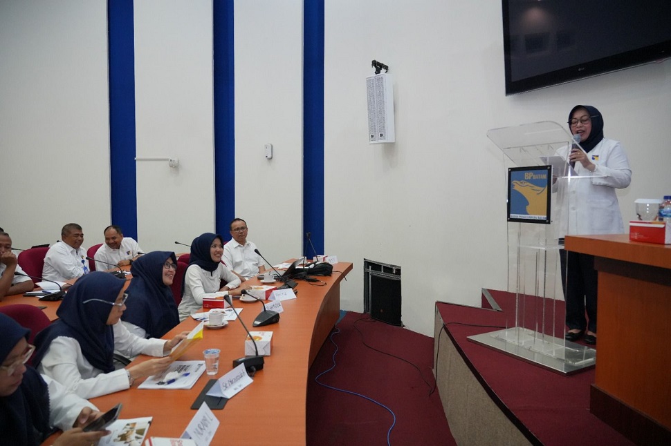 BP Batam melalui Biro Sumber Daya Manusia menggelar workshop sistem pengelolaan manajemen talenta (Foto : hms)