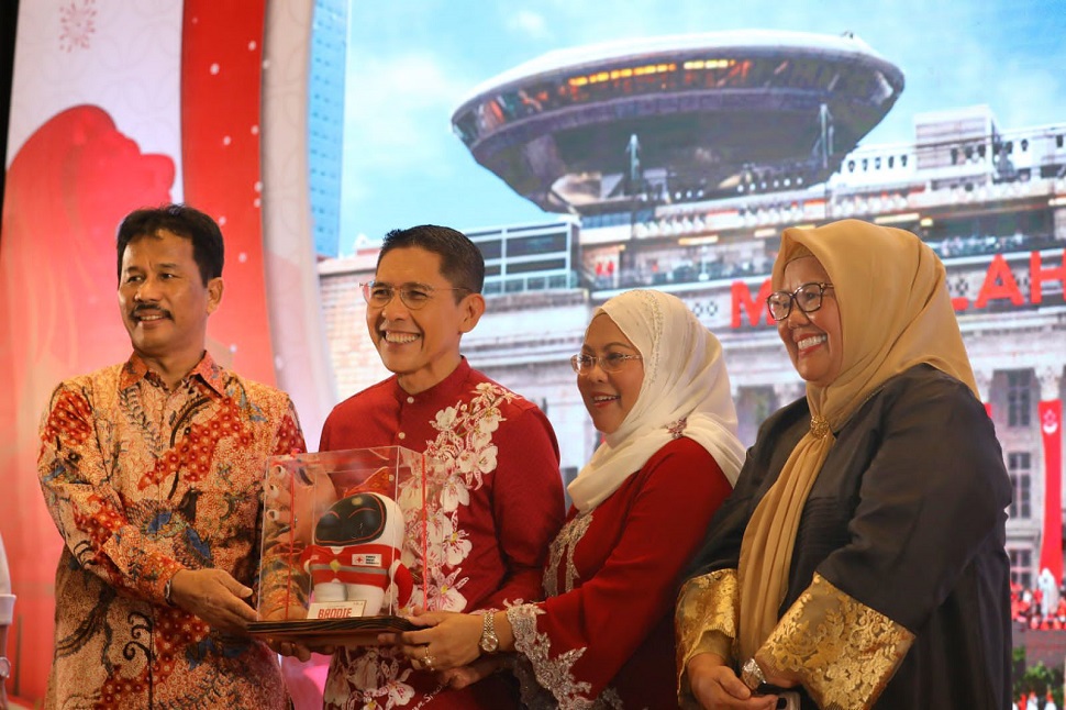 Muhammad Rudi menghadiri undangan Singapore National Day Parade (NDP) (foto : hms)