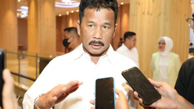 Kepala BP Batam, Muhammad Rudi, saat mendampingi Menteri Investasi/Kepala BKPM RI, Bahlil Lahadalia (Foto : hms)