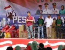 Pesta Rakyat Nongsa Meriah, Rudi Ajak Warga Kompak