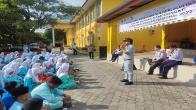 Jasa Raharja Tanjungpinang Lakukan Sosialisasi Keselamatan Berkendara di SMAN 4 Tanjungpinang