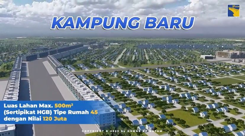 Warga Rempang Akan Direlokasi ke Dapur 3 Sijantung (foto : hms)