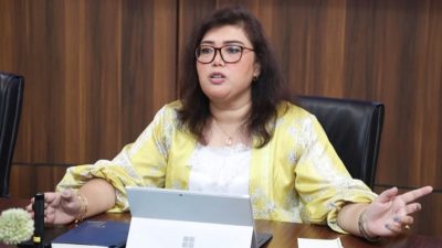 Ariastuty Sirait menegaskan jika 300 KK itu merupakan data-data yang dapat dipertanggung jawabkan (Foto : hms)