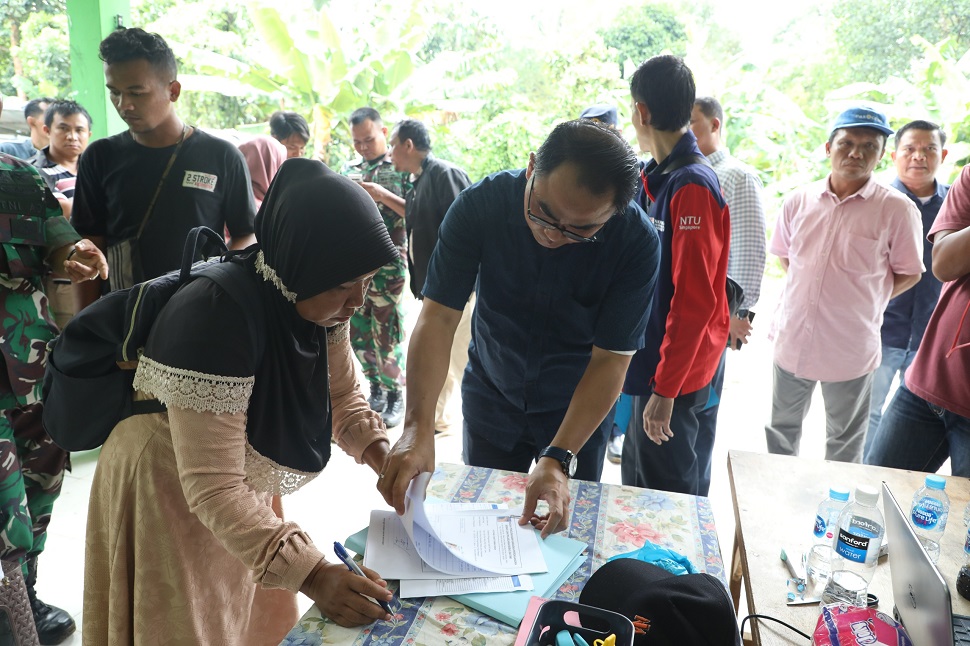 Pendekatan persuasif kepada masyarakat menjadi kunci keberhasilan realisasi program strategis nasional Rempang (foto : hms)