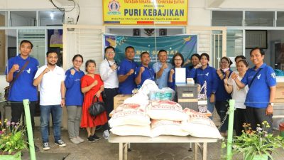 Kegiatan Bakti Sosial Pembagian Sembako dan Pemeriksaan Kesehatan (Foto : hms)