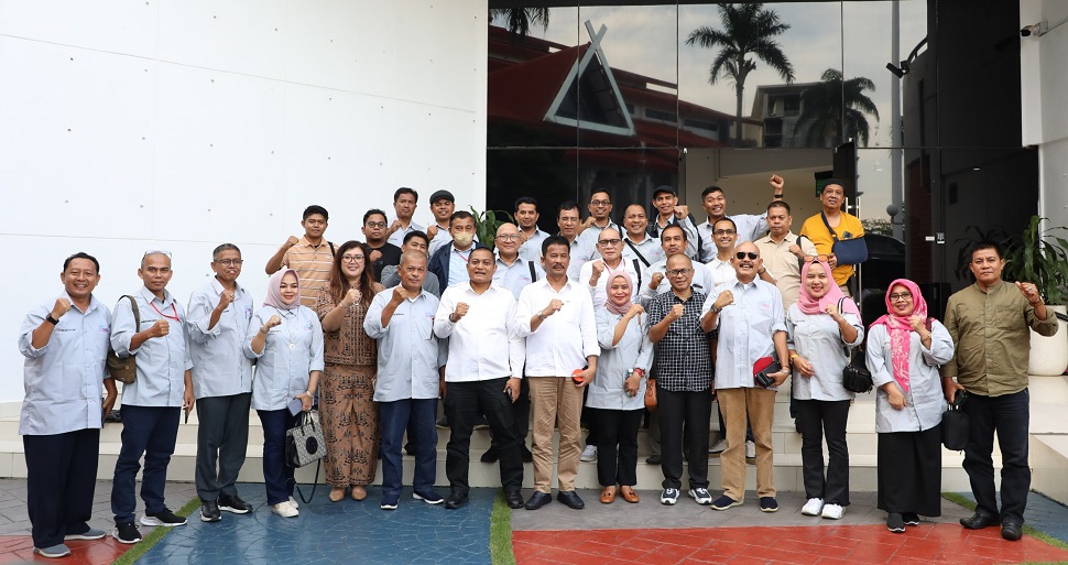 Kunjungan Para Insan Pers dari Provinsi Riau (Foto : hms)