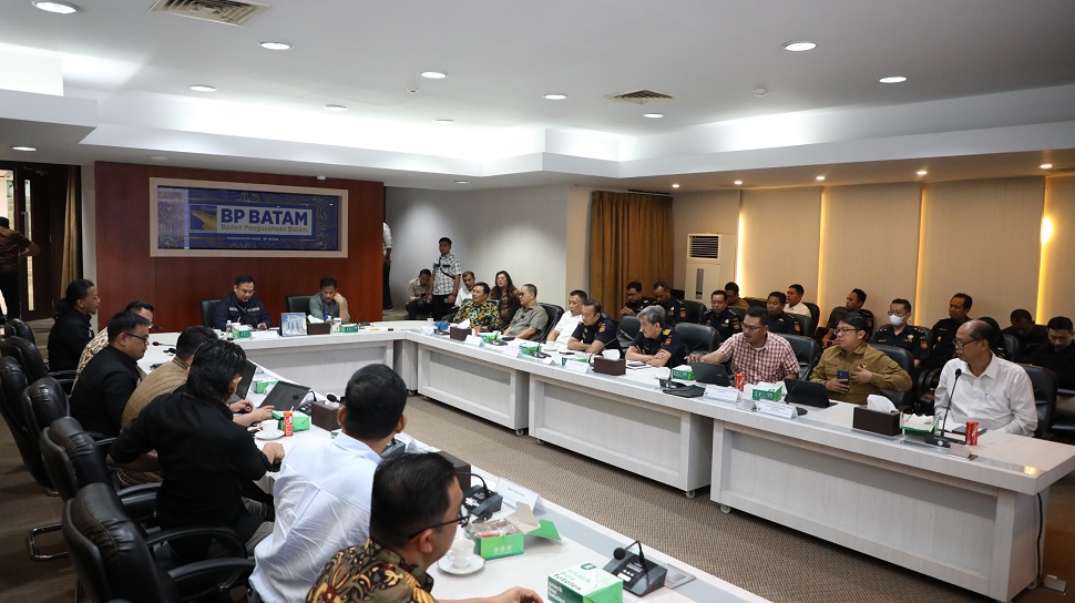 Kunjungan Kerja Ombudsman RI di Marketing Centre BP Batam (Foto : hms)