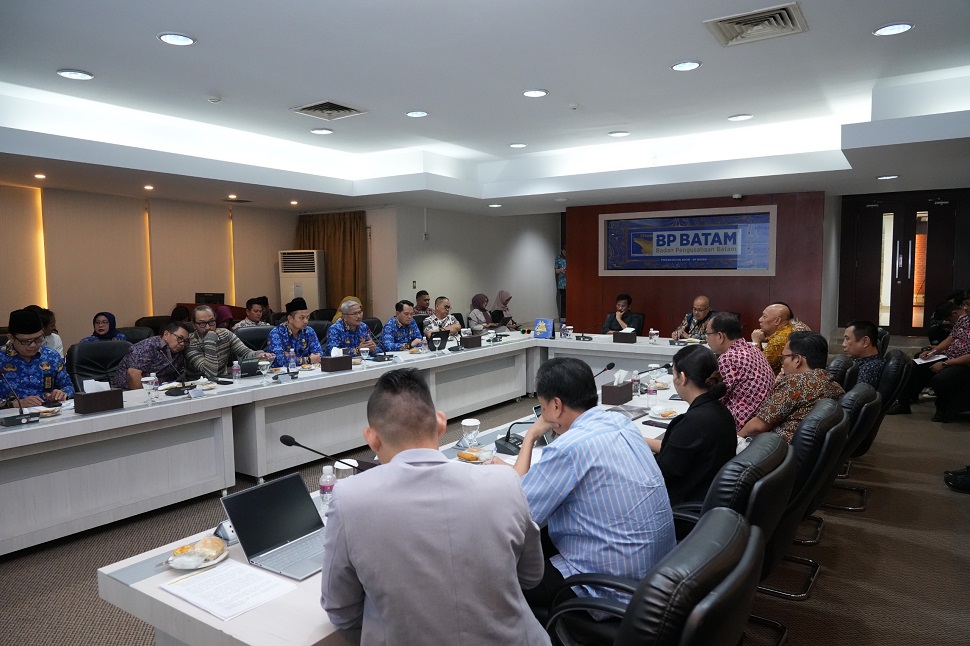 Rapat Koordinasi Pengembangan Rempang Eco-City (foto : hms)