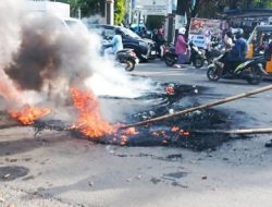 Demo Tolak Tapera di Makassar: 8 Mahasiswa Ditangkap, 1 Polisi Luka