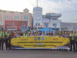 Jasa Raharja Karimun Lakukan Operasi Dalrikwas di Depan Kantor Imigrasi
