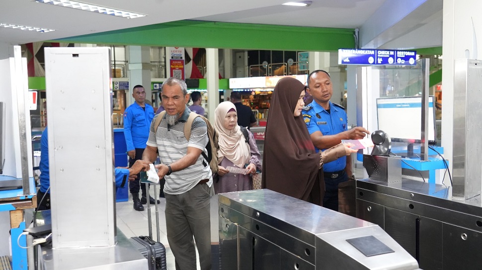 Pelabuhan Ferry Internasional Batam Centre (Foto : hms)