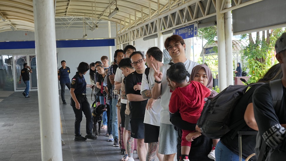 Terminal Ferry Internasional Batam Centre (Foto : hms)