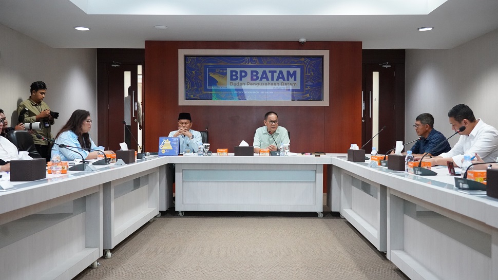 Rapat Koordinasi terkait progres pembangunan Rempang Eco-City (foto : hms)