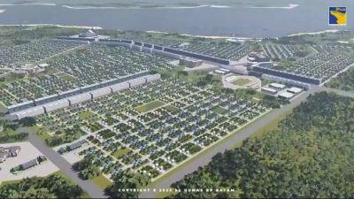 Proyek Investasi Rempang Eco City di Tanjung Banon (foto : hms)