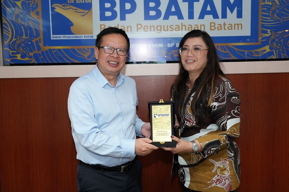 BP Batam menerima kunjungan kerja perusahaan asal Tiongkok, CNGR Advanced Material Co.,Ltd (foto : hms)