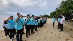 Jasa Raharja dan BPTD Provinsi Kepri Peringati Harhubnas 2024 dengan Aksi Bersih Pantai