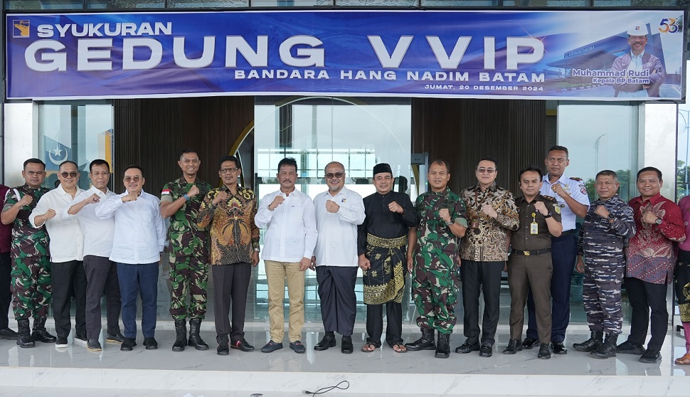 BP Batam Gelar Syukuran Gedung Baru VVIP Bandara Hang Nadim (foto : hms)