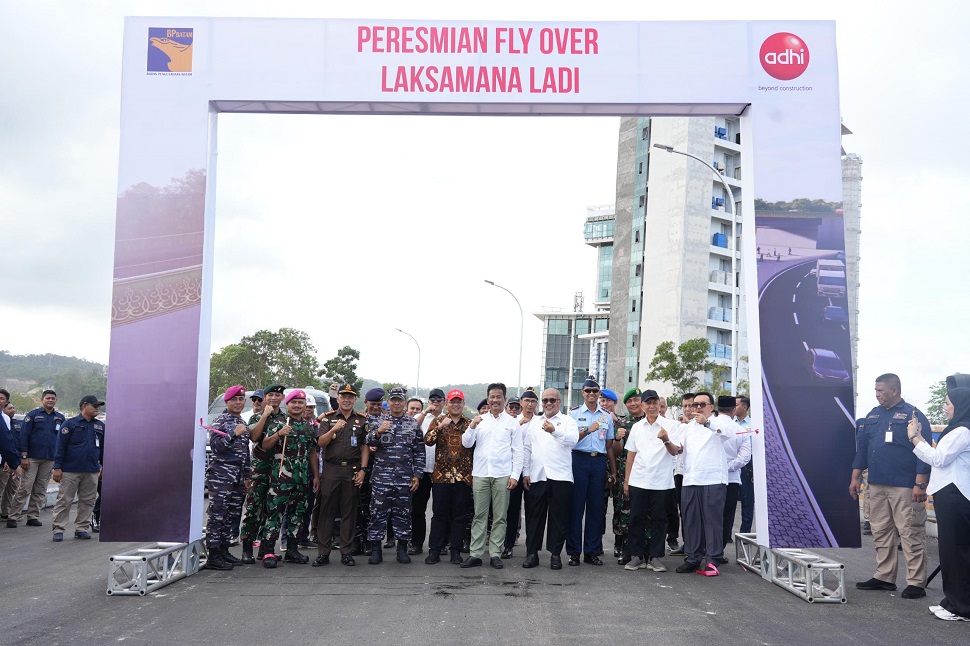 Peresmian Flyover Pengurai Kemacetan di Kawasan Sei Ladi (Foto : hms)