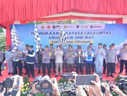 Kapolri Resmikan One Way Nasional di KM 414 Kalikangkung untuk Arus Balik Idulfitri 2025 yang Aman