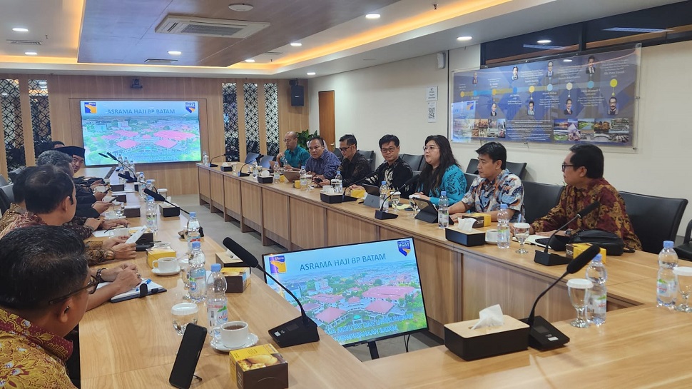 BP Batam rapat lanjutan terkait rencana pengembangan Asrama Haji (Foto : hms)