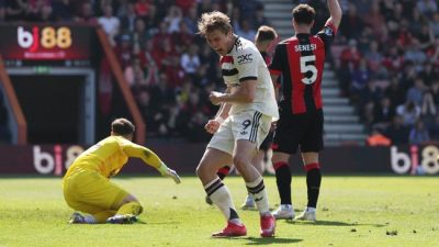 Hasil Liga Inggris: Hojlund Selamatkan Wajah MU di Kandang Bournemouth