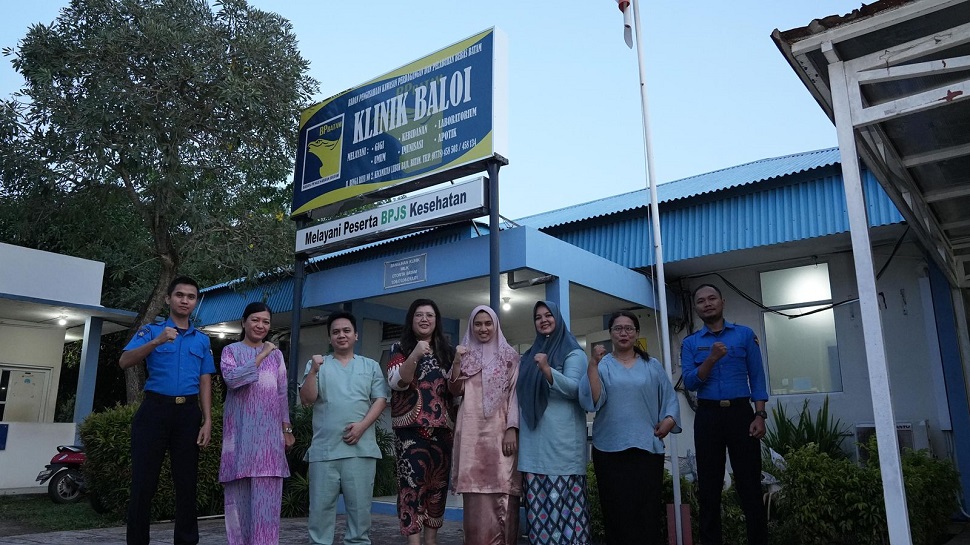 Deputi Bidang Pelayanan Umum BP Batam Tinjau Klinik Baloi (foto : hms)