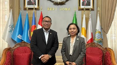 Fary Djemy Francis Temui Adm KBRI Roma, Bahas Peluang Investasi dan Rencana Pengembangan Batam