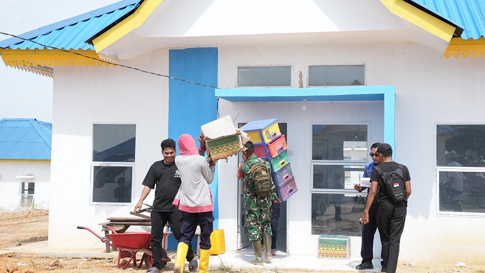 BP Batam kembali memfasilitasi relokasi untuk warga Rempang Eco-City ke hunian baru (foto : hms)