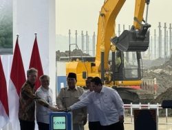 Prabowo Groundbreaking Industri Baterai Kendaraan Listrik di Karawang
