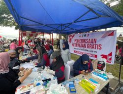 Jasa Raharja dan Polda Kepri Gelar Pemeriksaan Kesehatan Gratis dalam rangka Hari Bhayangkara ke-79 pada Giat Fun Bike di Wilayah Karimun