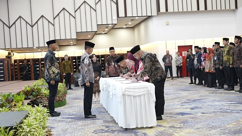 Kepala BP Batam Lantik Pejabat Tingkat III dan IV di Lingkungan BP Batam (Foto : hms)