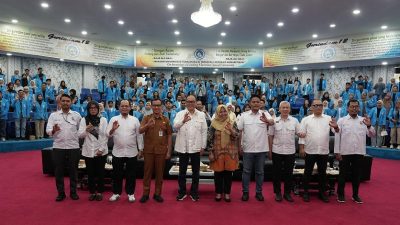 Kegiatan pembekalan Kuliah Kerja Nyata mahasiswa UMRAH (foto : hms)