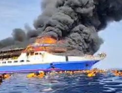 Kronologi Kebakaran Kapal KM Barcelona: Menuju Manado, 5 Tewas