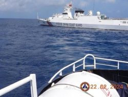 Kapal Coast Guard Tabrakan di LCS, Filipina-China Saling Cekcok