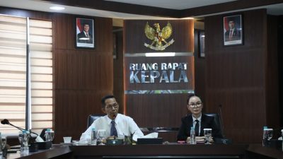 Kepala BP Batam, Amsakar Achmad dan Wakil Kepala BP Batam, Li Claudia Chandra (foto : hms)