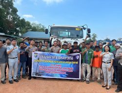 Jasa Raharja Kepri dan Ditlantas Polda Kepri Gelar Sosialisasi dan Ramp Check Kendaraan Berat