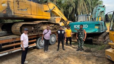 Tambang Ilegal di Kampar Digerebek: 3 Tersangka Dijerat, Alat Berat Disita