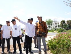 Hari Pertama Kerja, Amsakar Achmad Tinjau Sejumlah Proyek Pembangunan