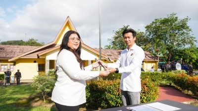 Penyerahan Direktorat Pengamanan Aset dan Kawasan (foto : hms)
