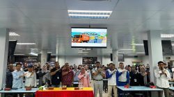 Jasa Raharja Gelar Safety Riding dan Sosialisasi Lapor Laka JR Ku bersama PT Sumitomo Kota Batam