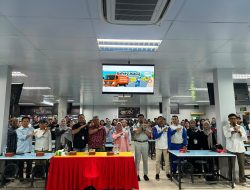 Jasa Raharja Gelar Safety Riding dan Sosialisasi Lapor Laka JR Ku bersama PT Sumitomo Kota Batam