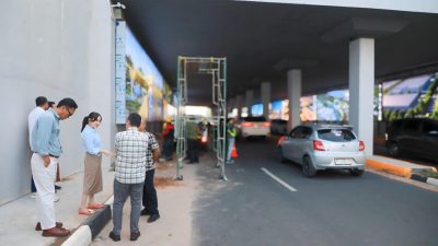 Revitalisasi Underpass Pelita (foto : hms)