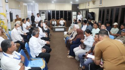 Aspirasi masyarakat Rempang – Galang terkait rencana pembangunan Sekolah Rakyat Merah Putih (foto : hms)