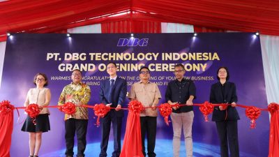 Peresmian fasilitas manufaktur PT DBG Technology Indonesia di Panbil (foto : hms)