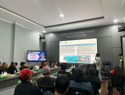 Jasa Raharja dan Kamsel Ditlantas Polda Kepri Gelar Safety Riding dan Sosialisasi PPGD Kepada Serikat Pekerja PT. Mcdermott Indonesia